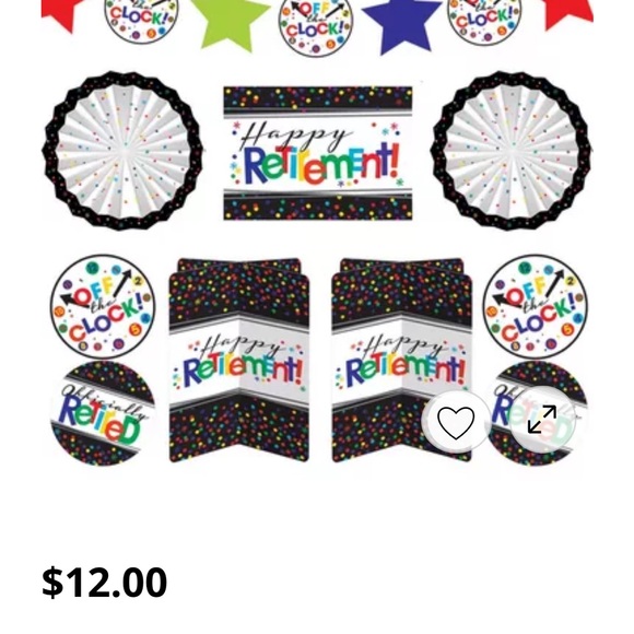 Retirement party BUNDLE-room decorating kit,Banner & Officially retired ensemble - Picture 3 of 11